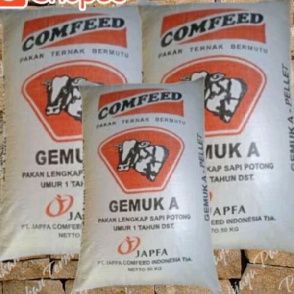 Konsentrat Gemuk A 15 Kg Butiran Pellet Untuk Penggemukan Sapi Kambing Kerbau Domba